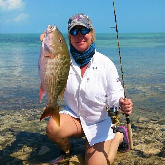 Mutton Snapper on beach